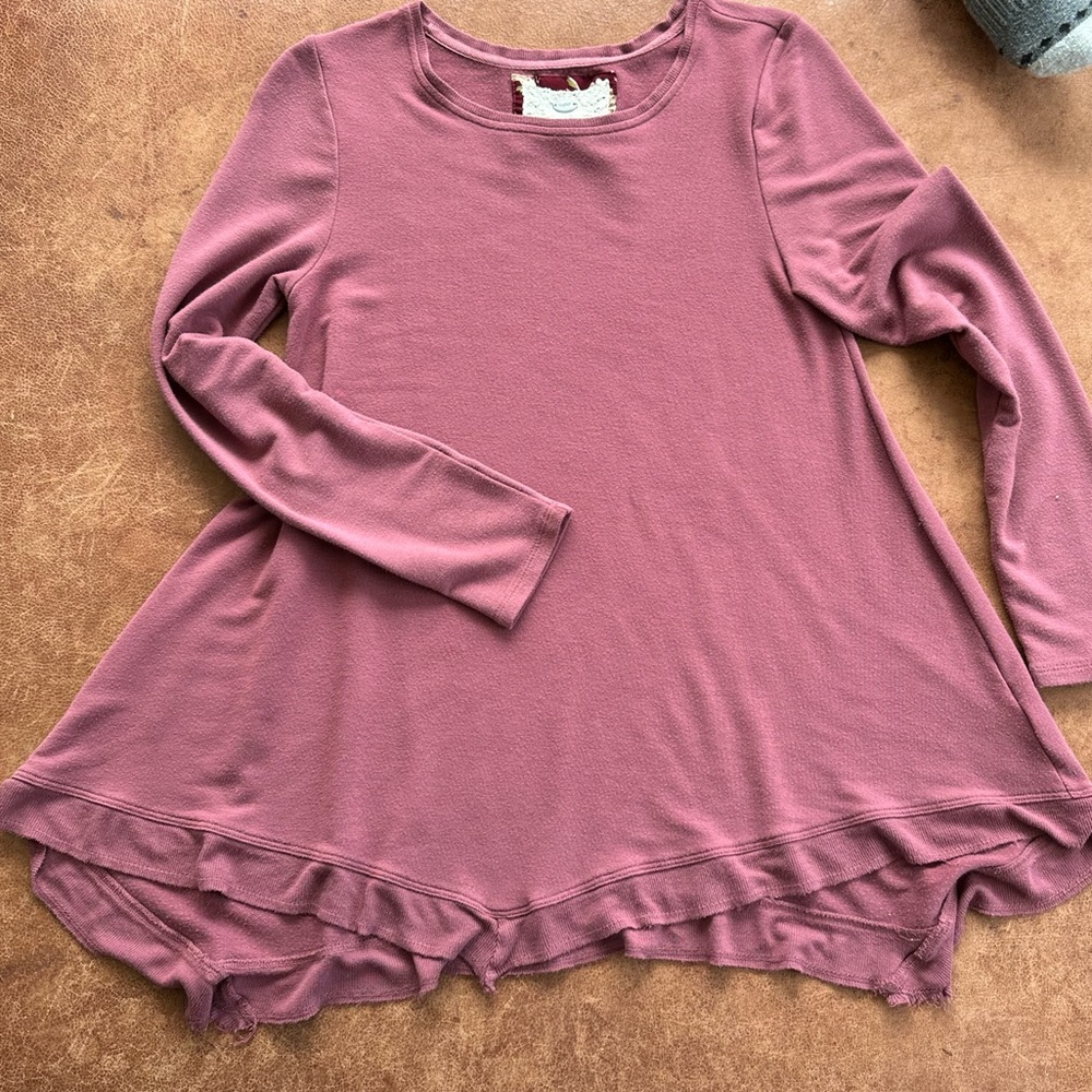 Cupio Tunic, Light Burgundy, Women's Small